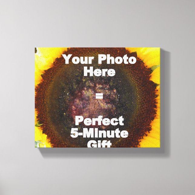 Design Minha Própria Canvas de Fotos Personalizada (Frente)