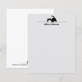 Design Minimalista de Gatinho Fofo - CAT 6