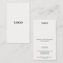 Design Minimalista de Luxo para Cartão de Visita P