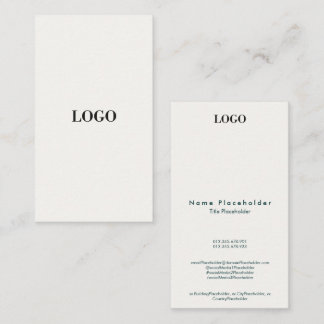 Design Minimalista de Luxo para Cartão de Visita P