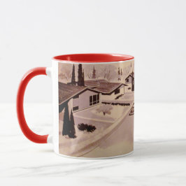 Design moderno retro - amor MCM de I caneca de 11