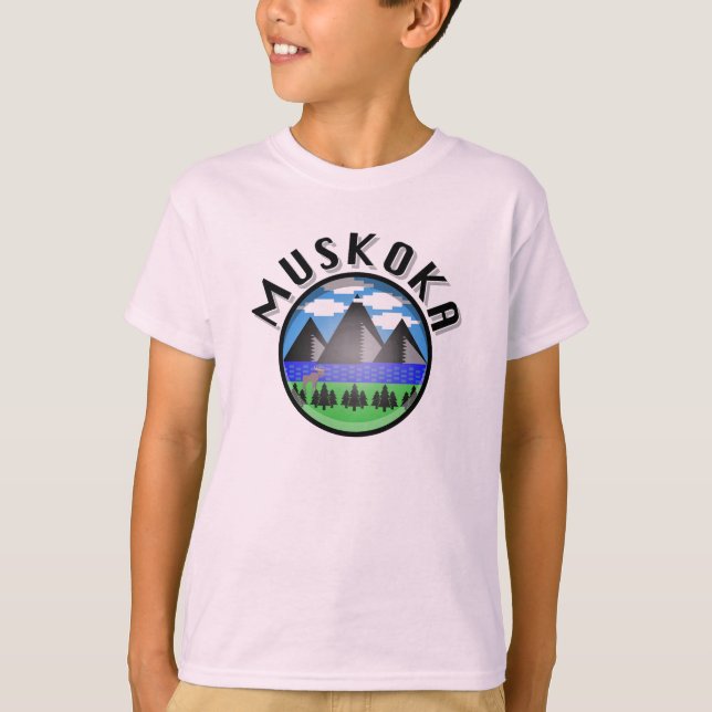 Design Muskoka (Versão 2) - Camisa T básica para c (Frente)