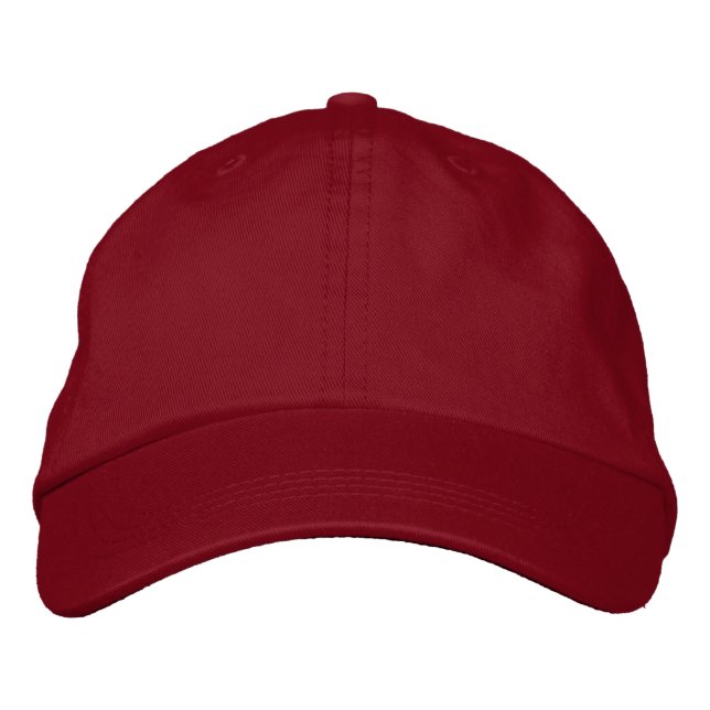Design O Seu Próprio Boné Vermelho Quente De Baseb (Frente)