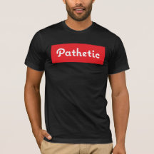 Design patético do quadrado das camisetas