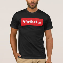 Design patético do quadrado das camisetas