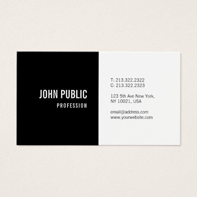 Design profissional moderno minimalista gracioso (Frente)