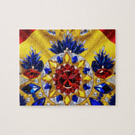 Design Quebra-cabeça abstrato moderno Colors Romên