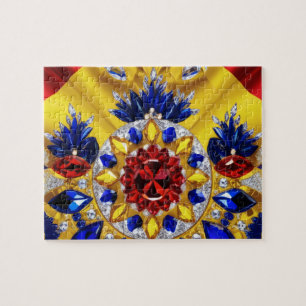 Design Quebra-cabeça abstrato moderno Colors Romên