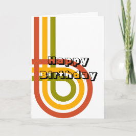 Design retrô, Cartão de aniversário 