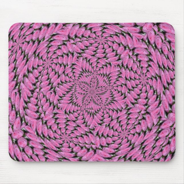 Design rosa rosa rosa, Mousepad (Frente)