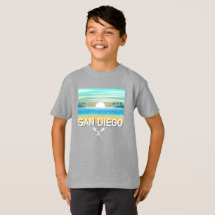 Design San Diego - Camisa T básica para crianças