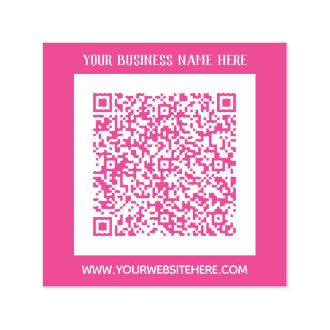 Design Seu Próprio Carimbo de Autocoloração QR do  (Design)