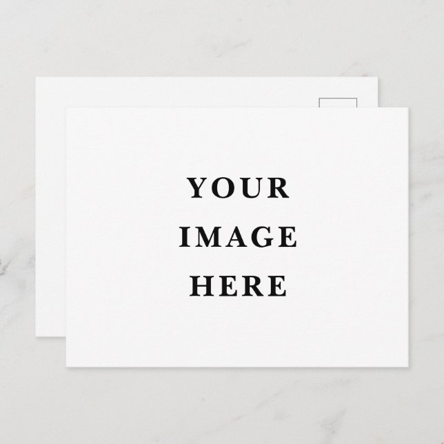 Design seu próprio cartão postal de feriado (Frente/Verso)