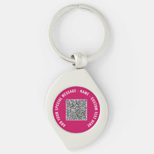Design seu próprio Chaveiro de código QR com texto
