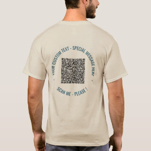 Design seu próprio código QR e T-Shirt personaliza