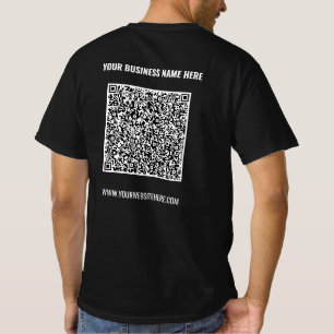 Design seu próprio código QR Modelo de camisa come