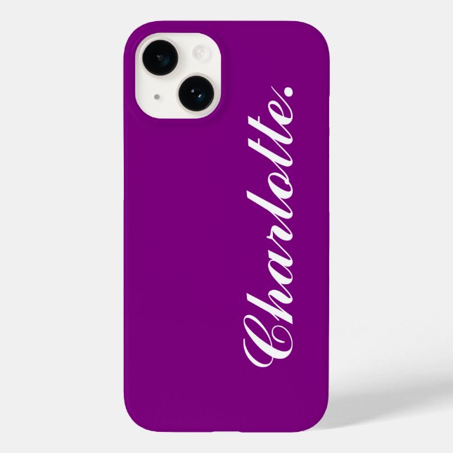 Design seu próprio nome neste roxo (Verso)