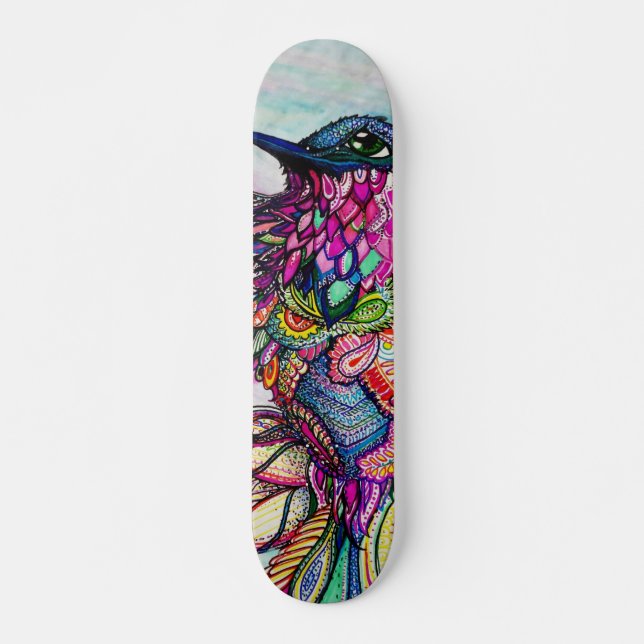Design seu próprio skate Fantasy Bird em voo (Frente)