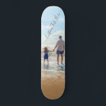 Design seu próprio skate personalizado de fotos co<br><div class="desc">Painéis de texto e fotos personalizados - Único seu próprio Design - Família personalizada / Amigos ou Presente pessoal do skate - Adicionar seu texto e foto - Redimensionar e mover elementos com a ferramenta Personalização! Escolha fontes / tamanho / cor! Boa Sorte - Seja Feliz :)</div>