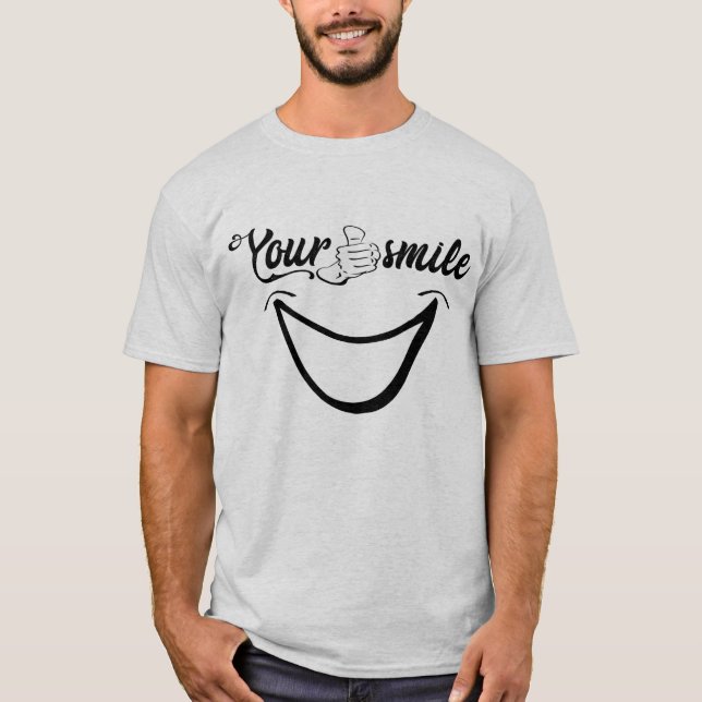 design seu sorriso T-Shirt (Frente)