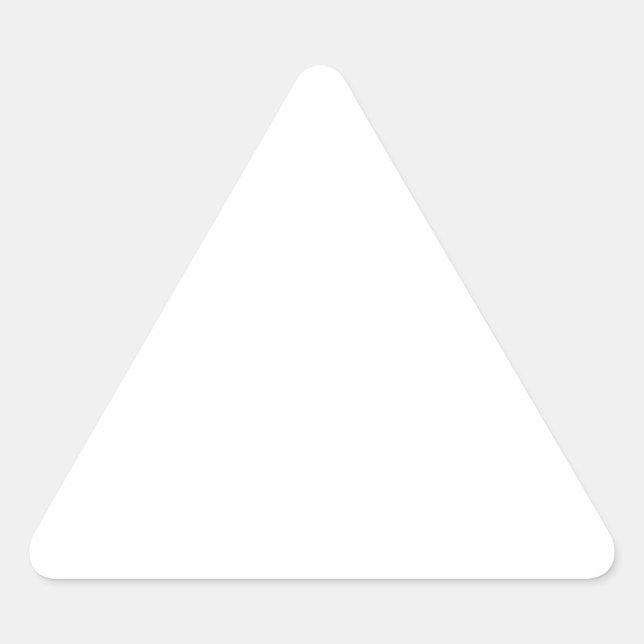 Design seus próprios autocolantes triangulares (Frente)