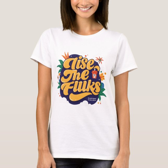 Design Shaken, não t-shirt tirada (Frente)