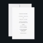 Design Simples - Convite para Casamento 3x5<br><div class="desc">Glam Moderno do meio século - Convite para Casamento</div>