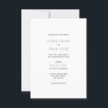 Design Simples - Convite para Casamento 3x5<br><div class="desc">Glam Moderno do meio século - Convite para Casamento</div>