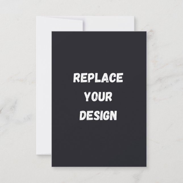 Design simples preto personalizado Adicionar Foto  (Frente)