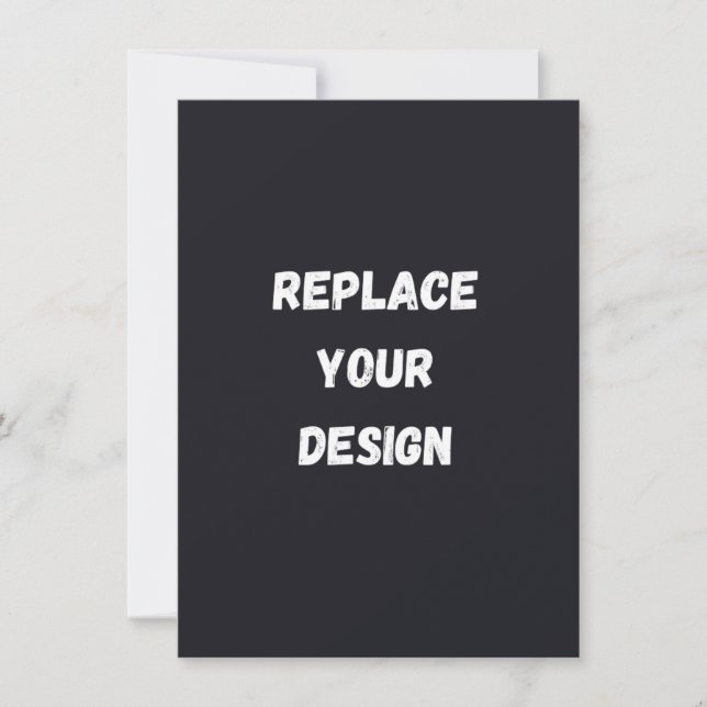 Design simples preto personalizado Adicionar Foto  (Frente)