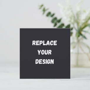 Design simples preto personalizado Adicionar Foto 