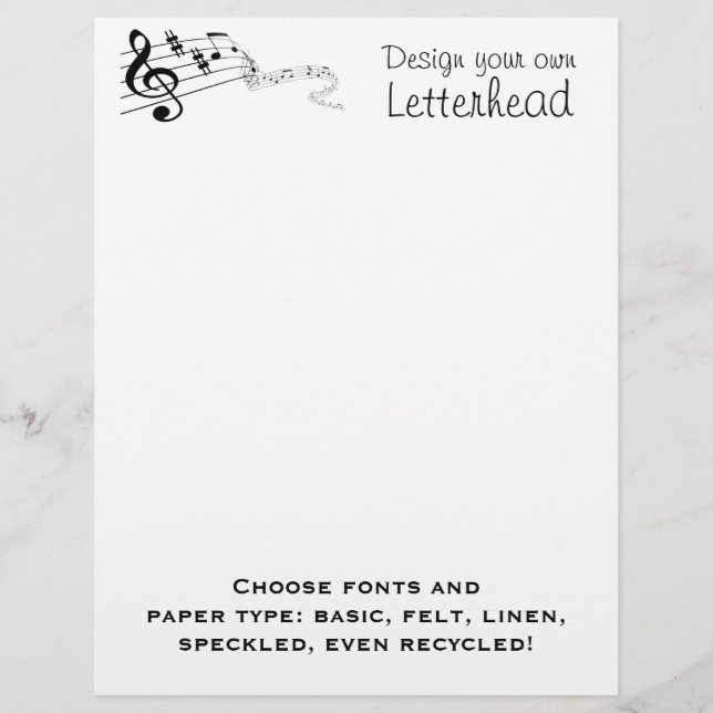 Design sua própria Letterhead (Frente)