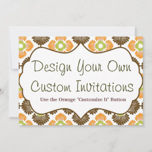 Design suas próprias Convites Personalizados