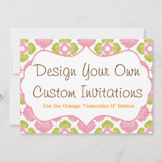 Design suas próprias Convites Personalizados