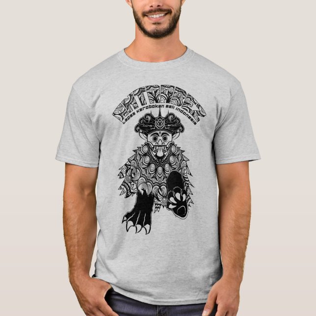 Design T-Shirt Antrabez bali Barong (Frente)