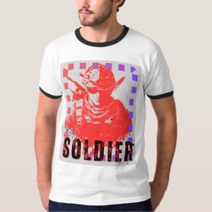Design T-Shirt de Linha Solder Artística