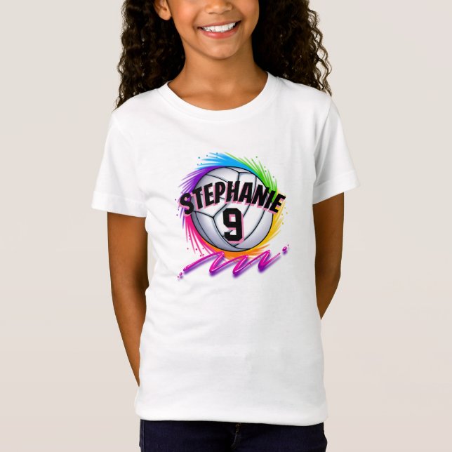 Design T-Shirt de voleibol de escova (Frente)
