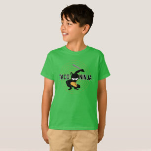 Design Taco Ninja - Camiseta Básica para Crianças