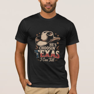 Design Texas Cowboy, Gráfico de Camisa Country Eng