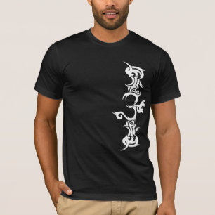 Design tribal do OM/Aum em camisas escuras