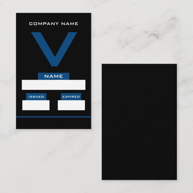 Design V, Cartões de Visitante (Frente/Verso)
