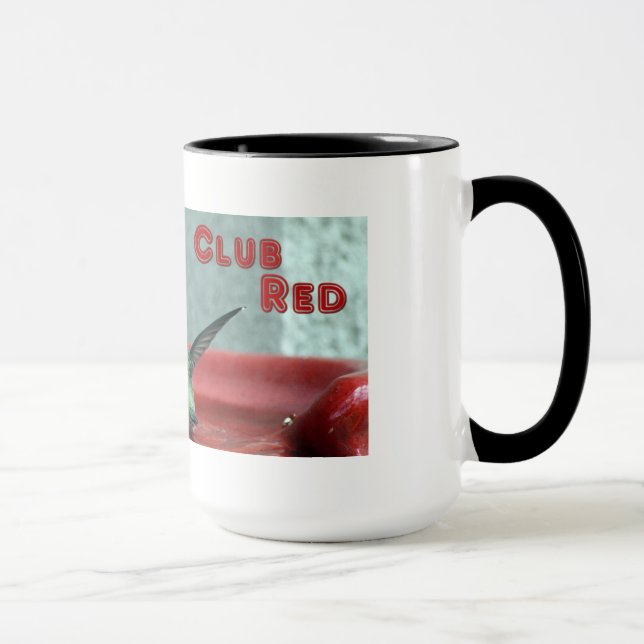 Design vermelho #333 da caneca do clube (Direita)