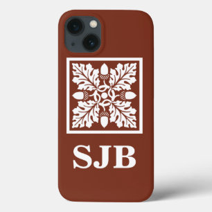 Design vermelho de cobre do azulejo da bolota e da