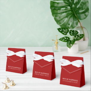 Design Vermelho Escuro   Caixa da Felicidade para 