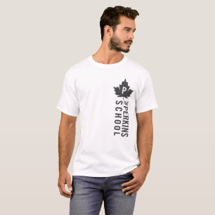 Design vertical da camisa dos homens