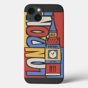 Design vibrante de Londres, Inglaterra Handrawn