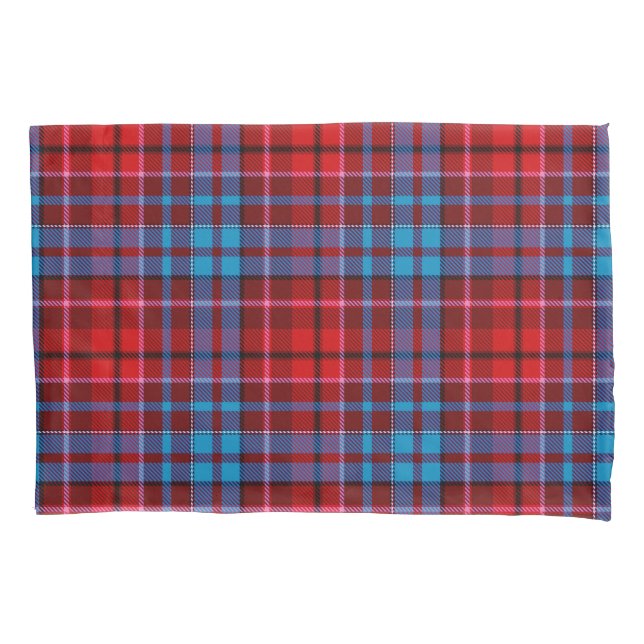 Design Xadrez Escocês Marrom Azul Vermelho (Frente)