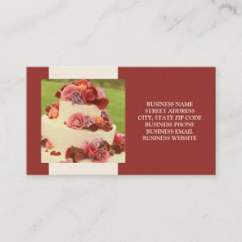 Designer de bolos ou Cartões de visitas de casamen