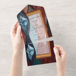 Designs artísticos de textura de couro