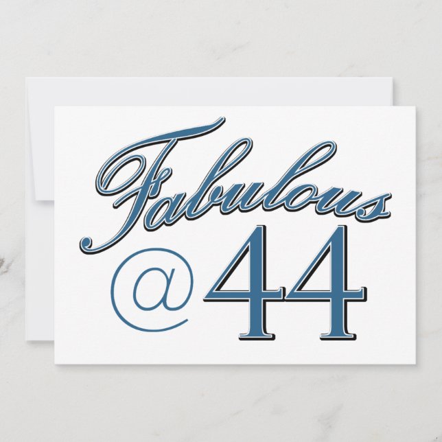 designs de aniversário de 44 anos (Frente)